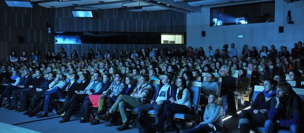 Кинопоказ проекта Кинопоезд - Sputnik Молдова