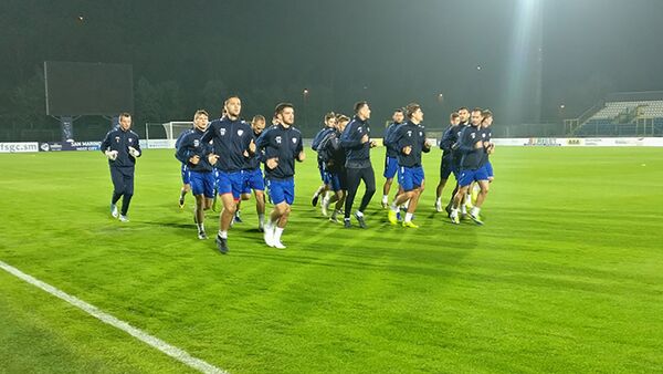 Echipa Naţională a Moldovei la antrenamentul oficial pe stadionul Olimpic din Serravalle - Sputnik Moldova