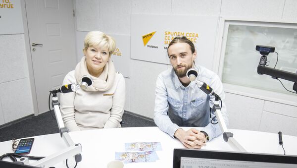 Aurelia Hâncu și Radu Dumbravă - Sputnik Moldova