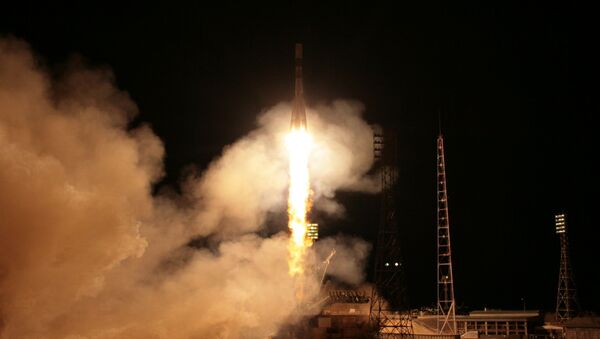 Lansarea rachetei Soyuz - Sputnik Moldova-România
