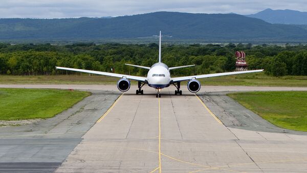 Боинг 777-200 авиакомпании Трансаэро совершил первый рейс по маршруту Москва - Южно-Сахалинск. Архивное фото - Sputnik Молдова