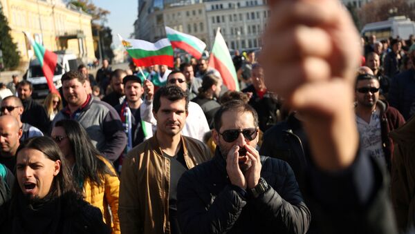 Протесты в Болгарии - Sputnik Молдова