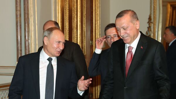 Президент Реджеп Тайип Эрдоган встретился с Президентом Российской Федерации Владимиром Путиным - Sputnik Молдова