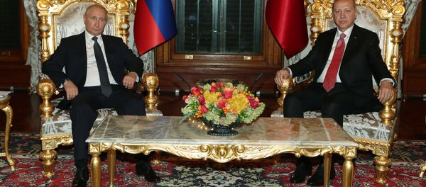 Президент Реджеп Тайип Эрдоган встретился с Президентом Российской Федерации Владимиром Путиным - Sputnik Moldova-România
