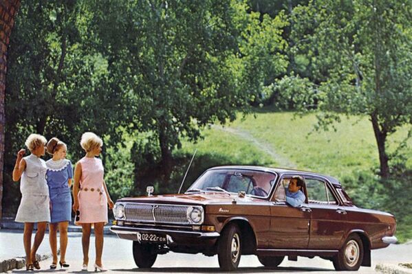 Реклама советского автомобиля ГАЗ-24 Волга - Sputnik Молдова