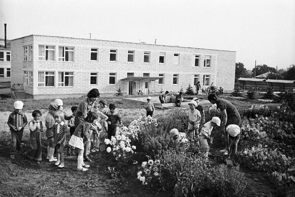 В одном из детских садов совхоза Пересечено Молдавской ССР, 1978 год - Sputnik Молдова