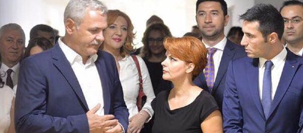 Liviu Dragnea și Olguța Vasilescu Liviu Dragnea și Olguța Vasilescu - Sputnik Moldova-România