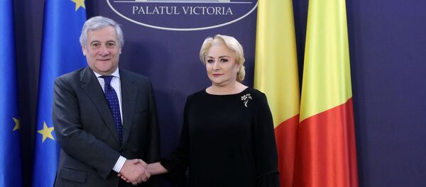 Întrevederea premierului Viorica Dăncilă cu președintele Parlamentului European, Antonio Tajani - Sputnik Moldova-România