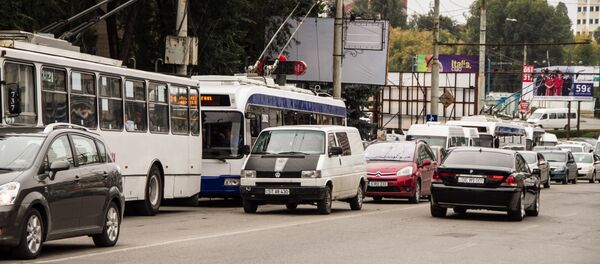 Ambuteiaj, transport, транспорт, пробки - Sputnik Молдова