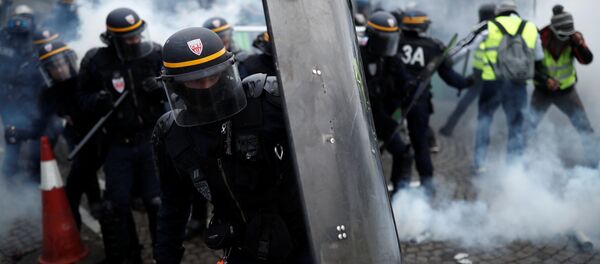 Протесты в Париже - Sputnik Moldova-România