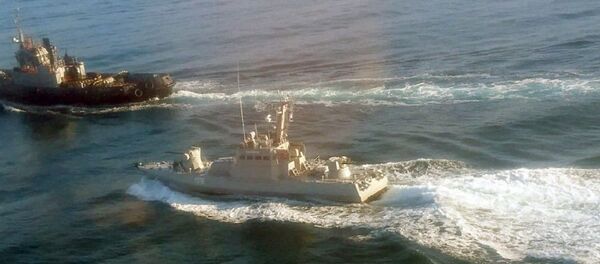 Navele ucrainene, în apropiere de Kerci - Sputnik Moldova