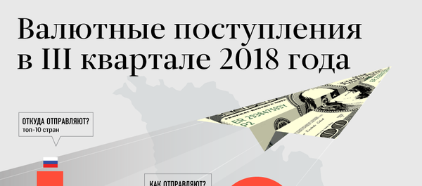 Валютные поступления в III квартале 2018 года  - Sputnik Молдова