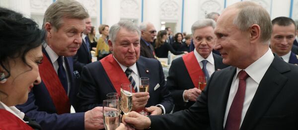 Putin după înmânarea distincțiilor - Sputnik Moldova-România