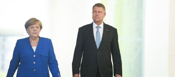 Angela Merkel și Klaus Iohannis - Sputnik Moldova-România