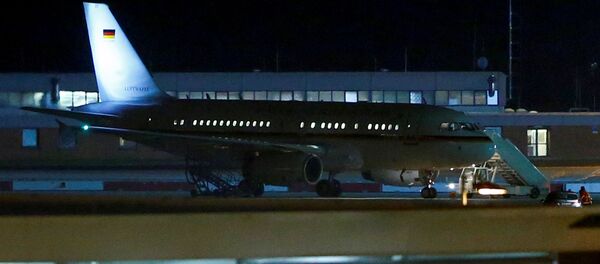 Самолет канцлера ФРГ Ангела Меркель  - Sputnik Moldova-România