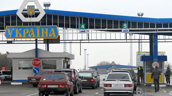 Работа таможенных и пограничных служб Украины - Sputnik Moldova-România