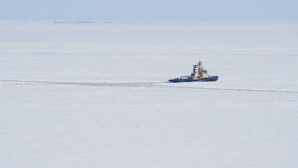 Ледокол в Карском море. Архивное фото - Sputnik Молдова