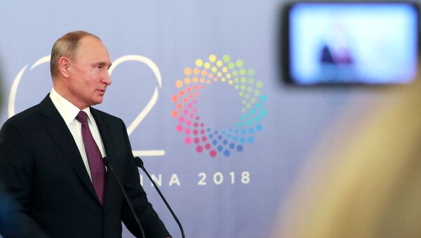 Официальный визит президента РФ В. Путина в Аргентину. День второй - Sputnik Moldova-România