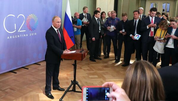 Официальный визит президента РФ В. Путина в Аргентину. День второй - Sputnik Молдова