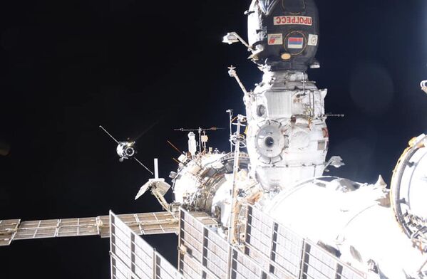 Prima acostare la ISS a două nave concomitent pe parcursul unei zilei: Progress MS 10 și Cygnus - Sputnik Moldova