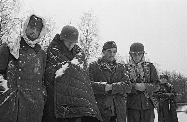 Prizonieri germani lângă Moscova. Decembrie 1941. - Sputnik Moldova-România