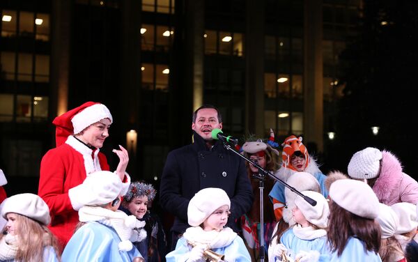 Inaugurarea Pomului de Crăciun în PMAN - Sputnik Moldova-România