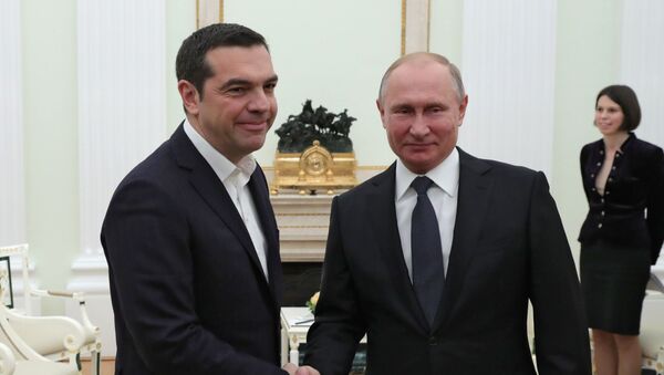 Întrevederea între Putin și Tsipras, 7 decembrie - Sputnik Moldova-România