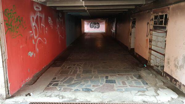 Подземный переход у здания Академии наук Молдовы  - Sputnik Молдова