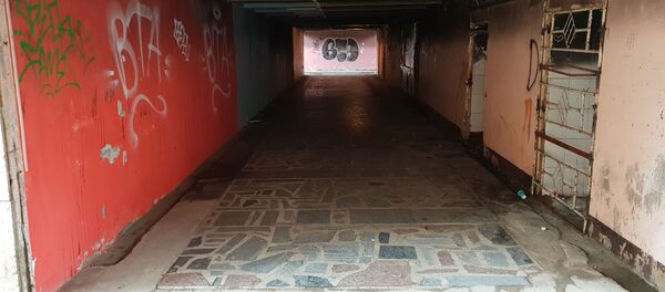 Подземный переход у здания Академии наук Молдовы Подземный переход у здания Академии наук Молдовы - Sputnik Молдова