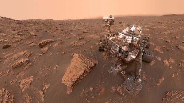 Марсоход Curiosity сделал селфи во время марсианской бури - Sputnik Молдова