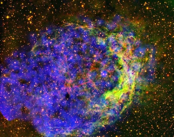 Газ в туманности NGC 3199 в созвездии Киль одной из звезд Вольфа-Райета - Sputnik Молдова