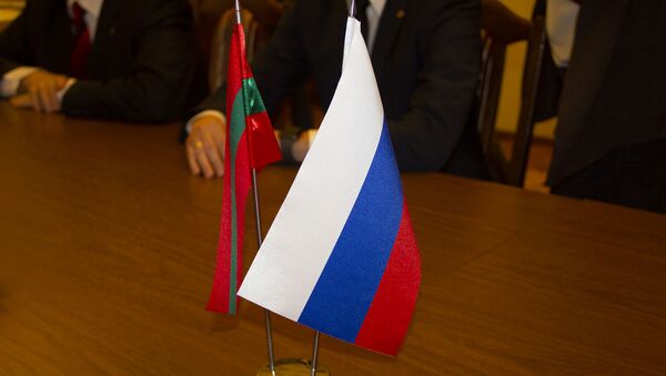 Флаги РФ и ПМР - Sputnik Молдова
