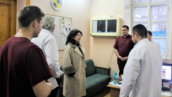 Silvia Radu, în vizită la Spitalul Clinic de Traumatologie și Ortopedie - Sputnik Moldova