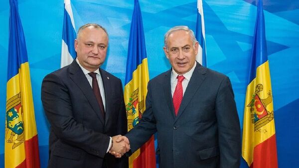 Igor Dodon și Benjamin Netanyahu - Sputnik Moldova