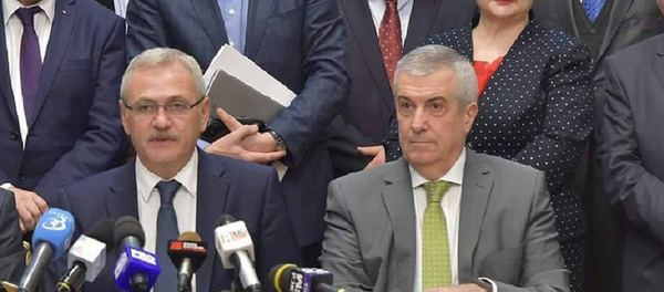 Liviu Dragnea și Călin Popescu Tăriceanu - Sputnik Moldova-România