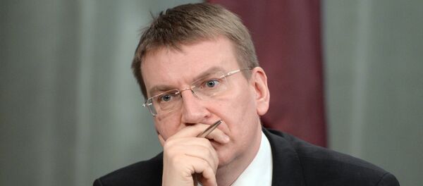 Глава МИД РФ С.Лавров провел рабочую встречу с главой МИД Латвии Э.Ринкевичем, Edgars Rinkēvičs - Sputnik Moldova