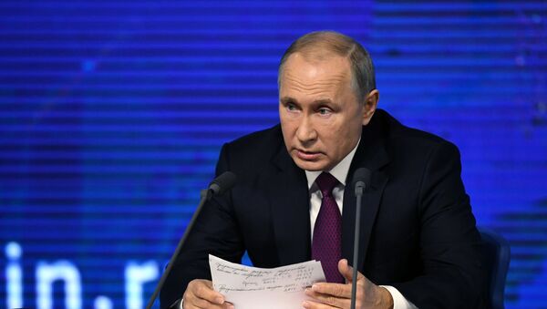 Ежегодная большая пресс-конференция президента РФ В. Путина - Sputnik Молдова