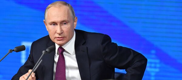 Ежегодная большая пресс-конференция президента РФ В. Путина - Sputnik Moldova