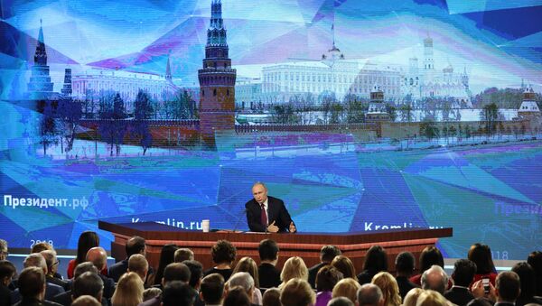 Ежегодная большая пресс-конференция президента РФ В. Путина - Sputnik Молдова
