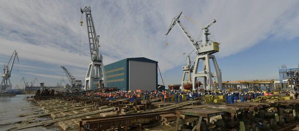 Şantierul Naval Damen Galaţi  - Sputnik Moldova-România