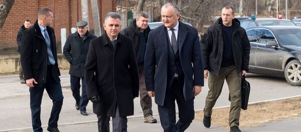 Встреча Игоря Додона и Вадима Красносельского - Sputnik Moldova