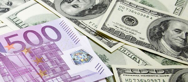 Денежные купюры. Доллары США. Евро - Sputnik Молдова