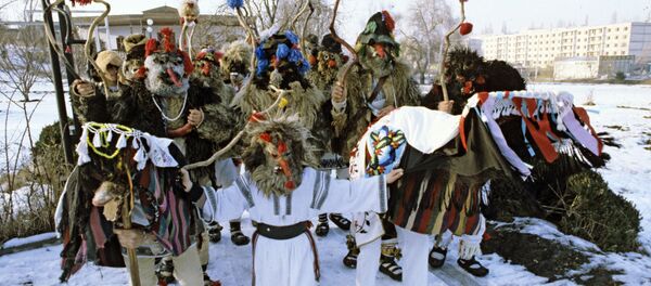 Республика Молдова. Обрядовый зимний праздник Плугушор. - Sputnik Молдова