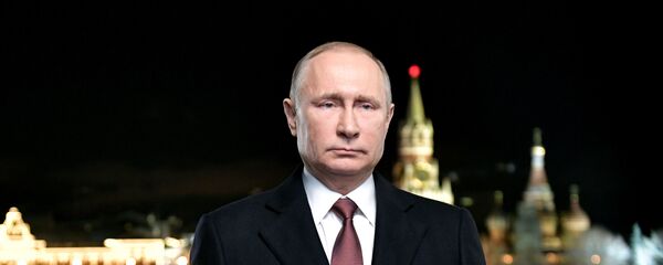 Новогоднее обращение президента РФ В.Путина - Sputnik Молдова