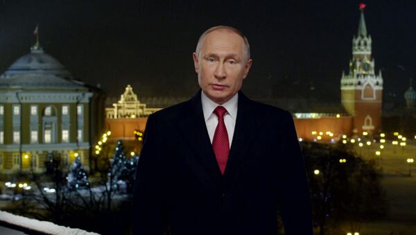 Новогоднее обращение Владимира Путина - Sputnik Молдова