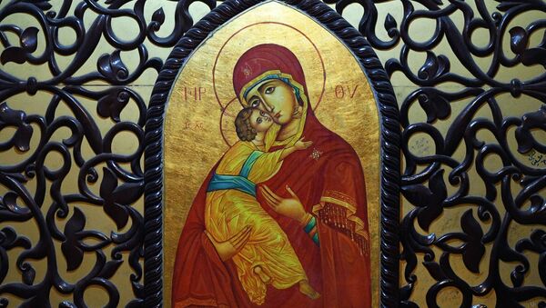 Образ Божией Матери в женском монастыре Рождества Божией Матери - Sputnik Молдова