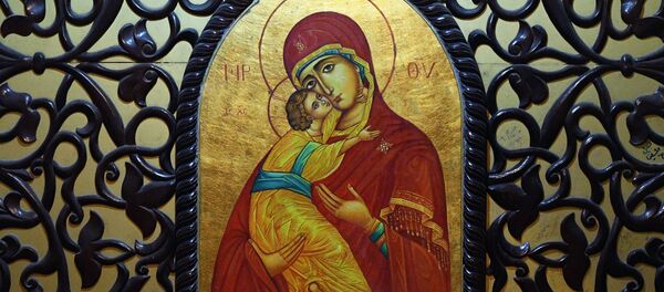 Образ Божией Матери в женском монастыре Рождества Божией Матери - Sputnik Молдова