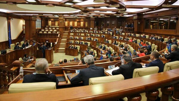 Заседание Парламента Ședința Parlamentului - Sputnik Moldova