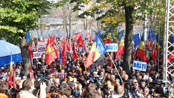 Protest Протест - Sputnik Moldova