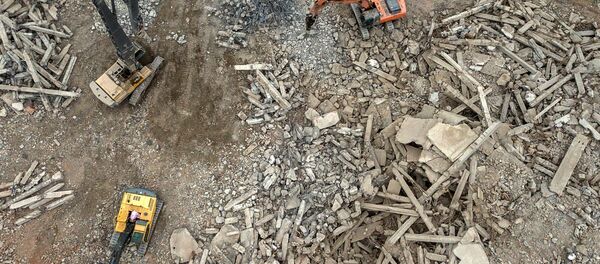 Снос здания, архивное фото Снос здания, архивное фото - Sputnik Молдова